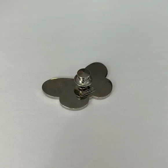 NWOT COACH Vintage Green Enamel Butterfly
Lapel Pin Brooch Purse Backpack Charm - Picture 4 of 6